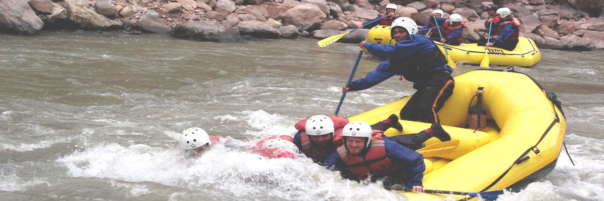 Rafting no Rio Urubamba en Cusco