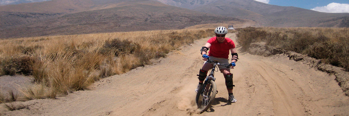 Descida de Bicicleta pelo Chachani en Arequipa