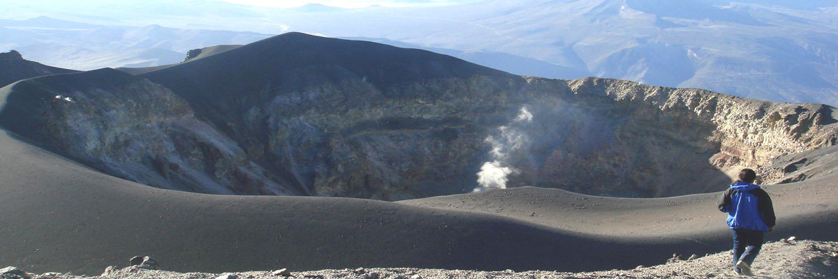 Caminhada de subida ao vulcão El Misti en Arequipa