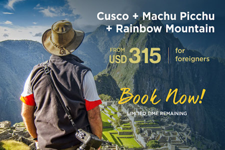 Tour Cusco + Machu Picchu per 2, 3, 4 and 5 nights 