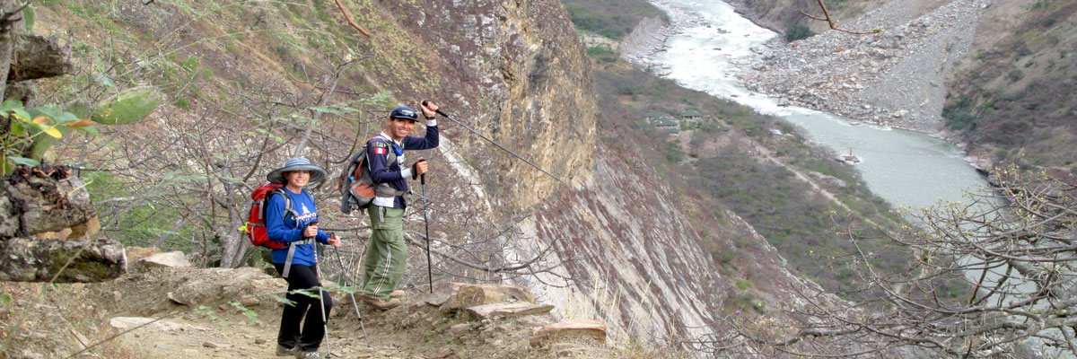 Caminata por Choquequirao a Machu Picchu en Machu Picchu