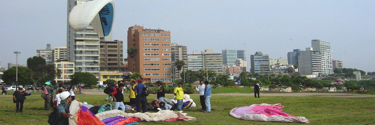 Parapente en Miraflores, Lima en Lima