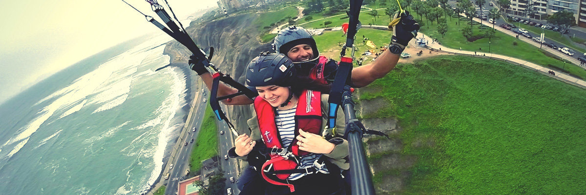 Parapente en Miraflores, Lima en Lima