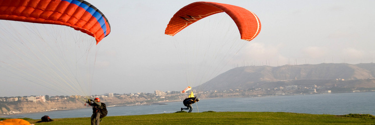 Parapente en Miraflores, Lima en Lima