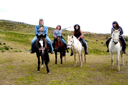 Cavalgada nos arredores de Sacsayhuaman