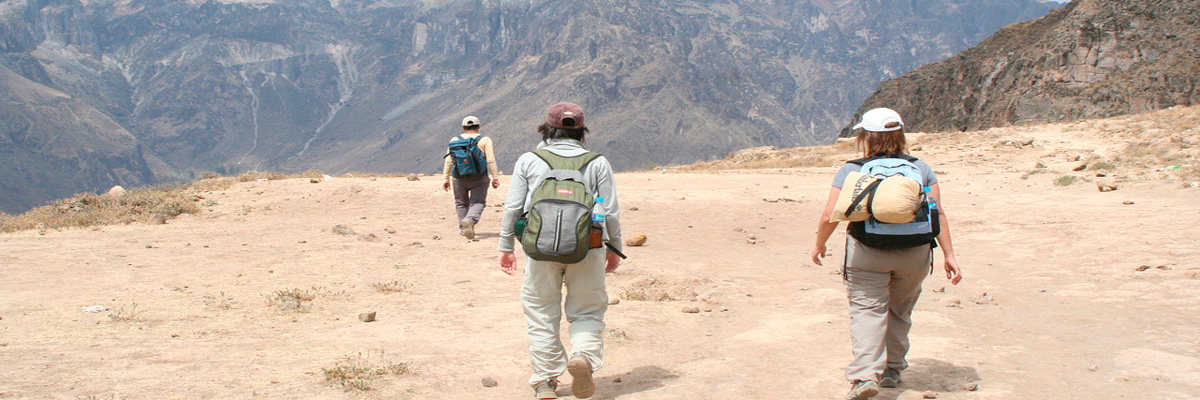 Caminhada para o Cânion do Colca en Arequipa