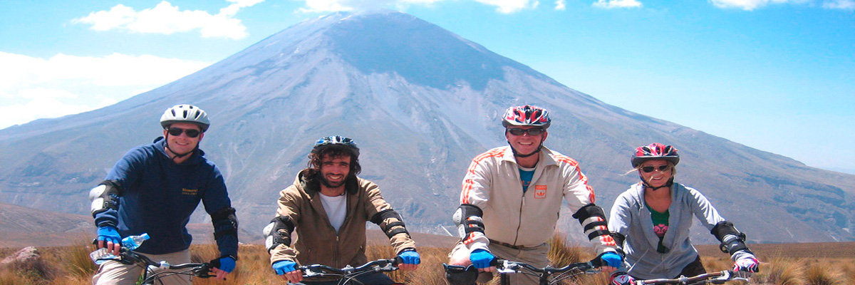 Descida de Bicicleta pelo Chachani en Arequipa
