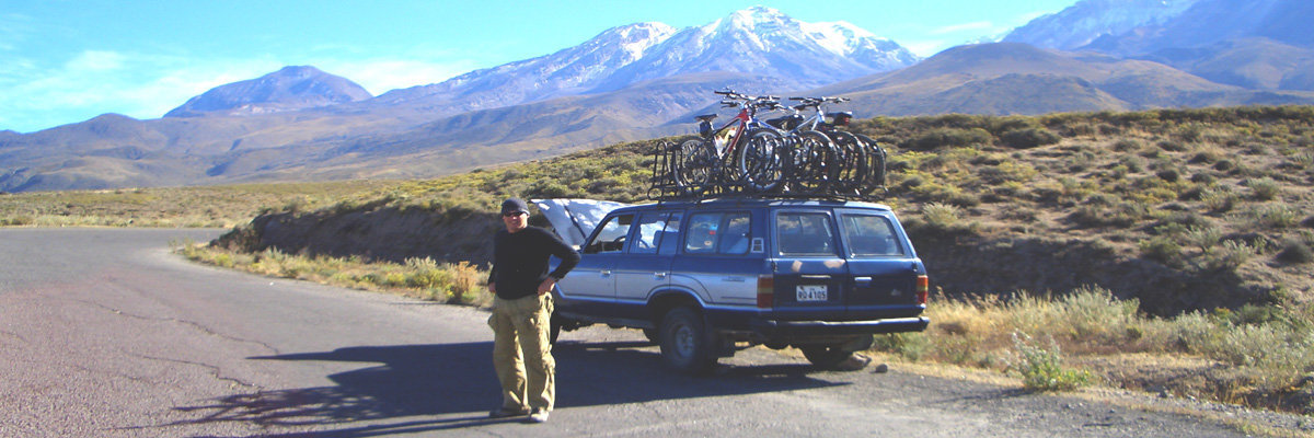 Descida de Bicicleta pelo Chachani en Arequipa