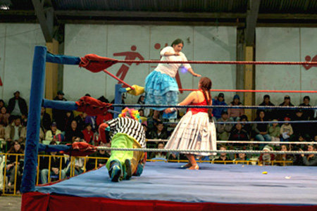 Cholitas Wrestling in Bolivia 